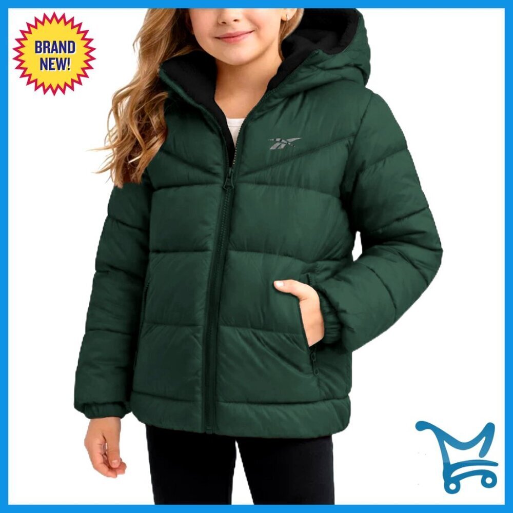 Heavyweight Quilted Sherpa Lined Parka Puffer Jacket Warm Winter Outerwear